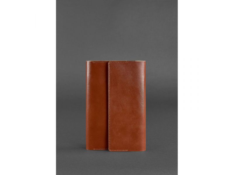 Кожаный блокнот (Софт-бук) 5.1 светло-коричневый, фото 1