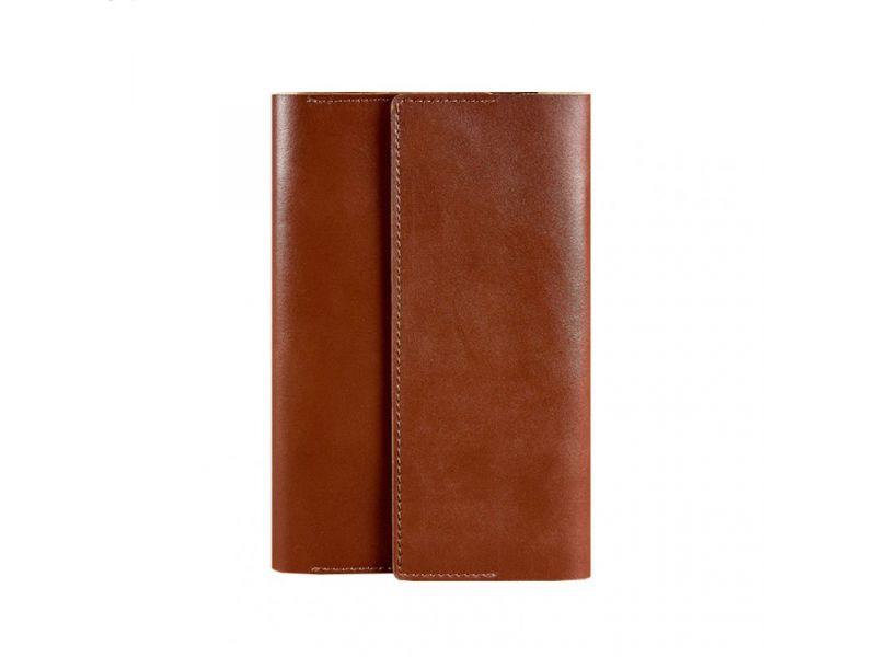 Кожаный блокнот (Софт-бук) 5.1 светло-коричневый, фото 7