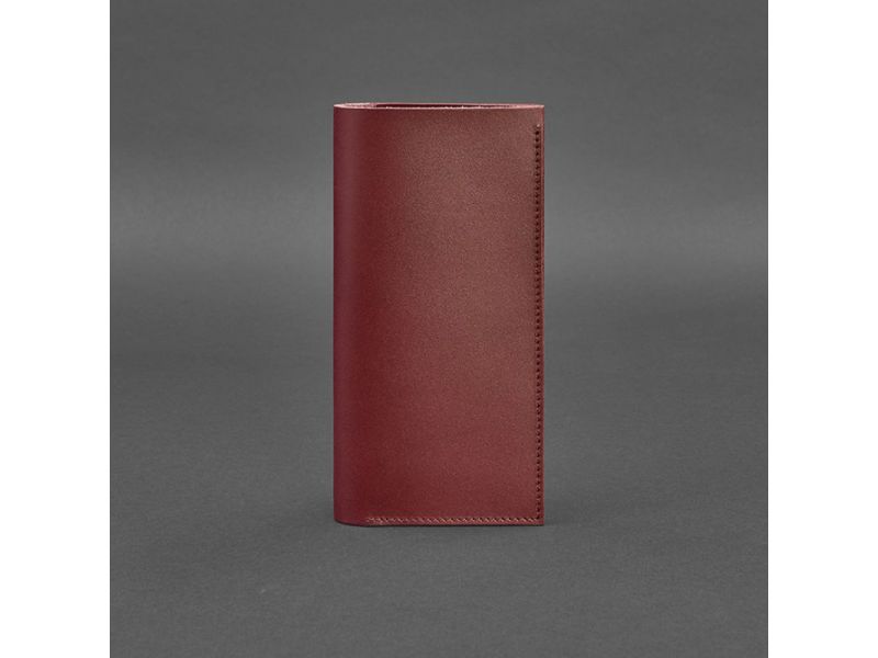 Кожаный тревел-кейс 3.1 бордовый Краст, фото 7