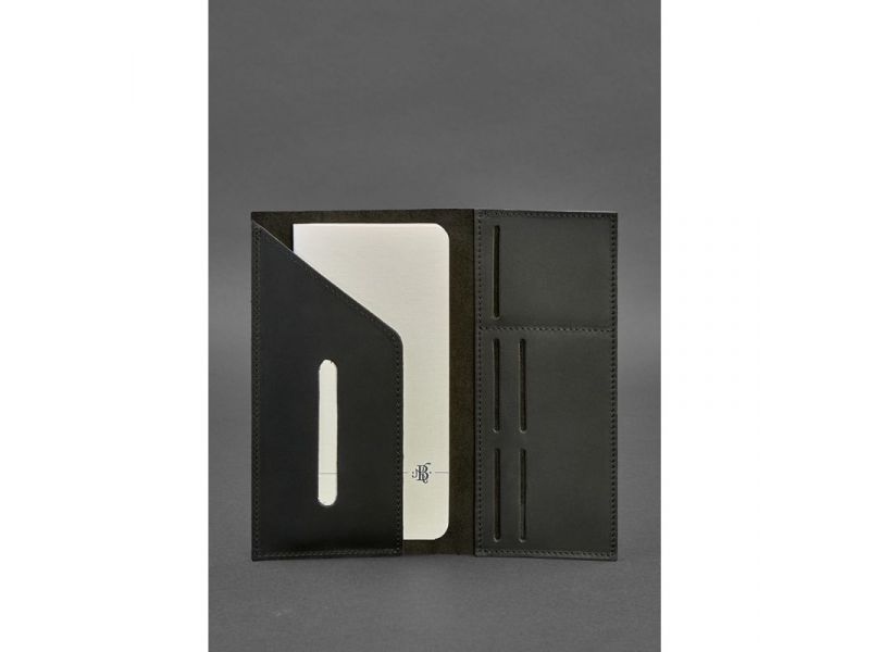 Кожаный тревел-кейс 3.1 черный Crazy Horse, фото 3