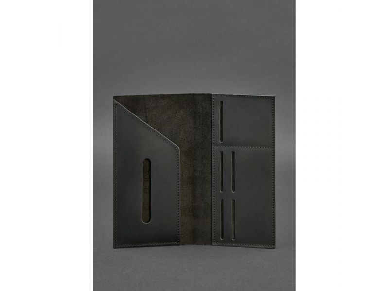 Кожаный тревел-кейс 3.1 черный Crazy Horse, фото 4