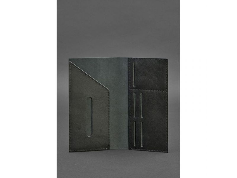 Кожаный тревел-кейс 3.1 черный Краст, фото 4