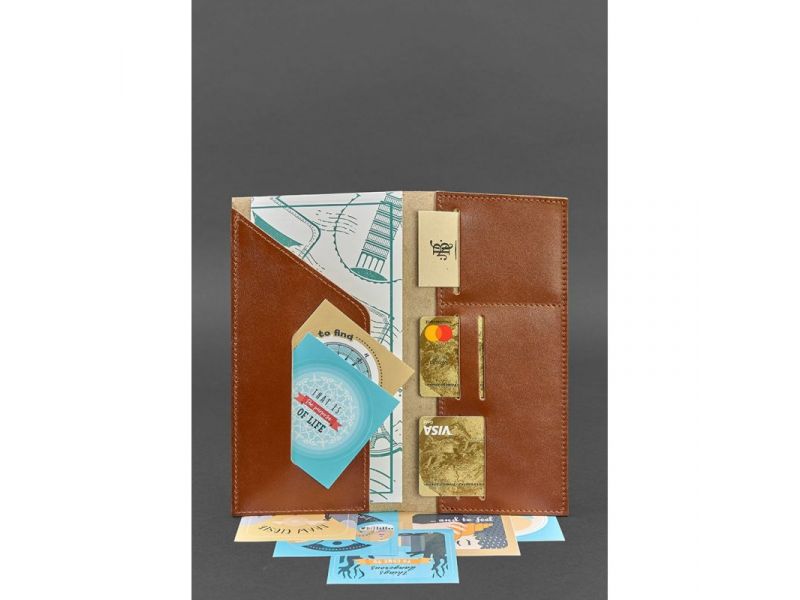 Кожаный тревел-кейс 3.1 светло-коричневый, фото 2