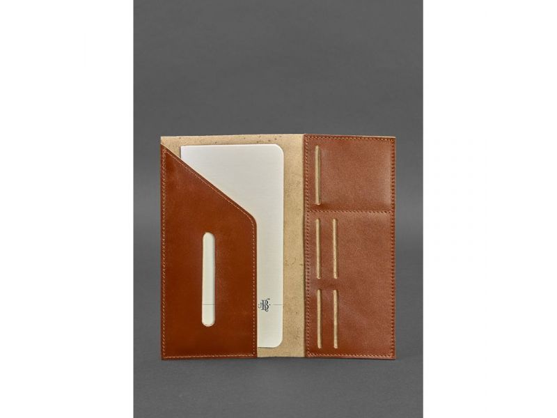 Кожаный тревел-кейс 3.1 светло-коричневый, фото 3