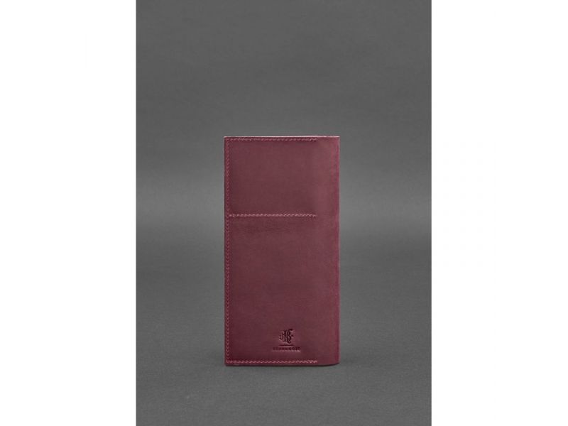 Кожаный тревел-кейс 3.1 бордовый Crazy Horse, фото 5