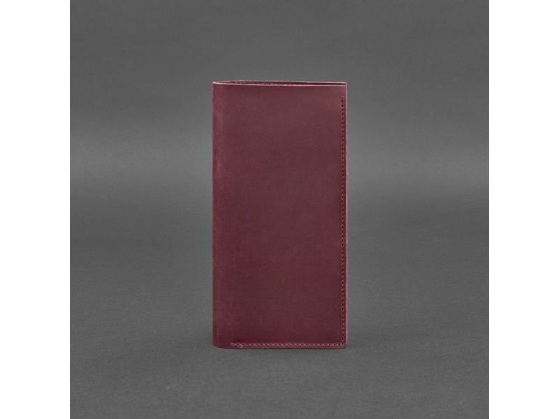 Кожаный тревел-кейс 3.1 бордовый Crazy Horse, фото 7