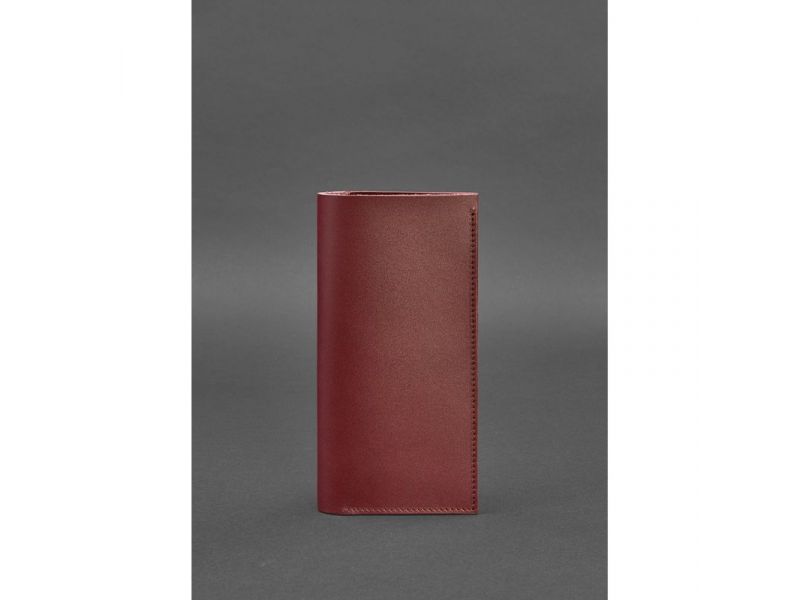 Кожаный тревел-кейс 3.1 бордовый Краст, фото 1