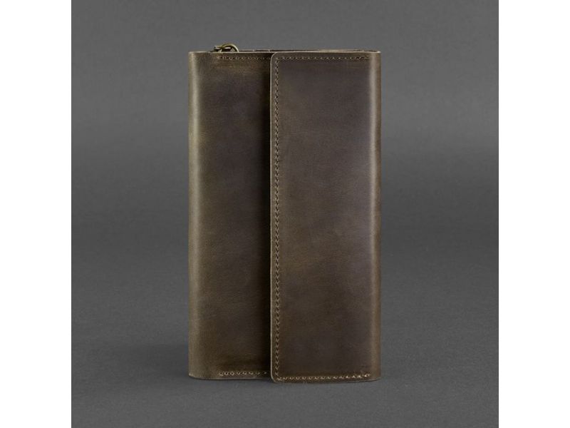 Кожаный клатч-органайзер (Тревел-кейс) 5.1 темно-коричневый, фото 6