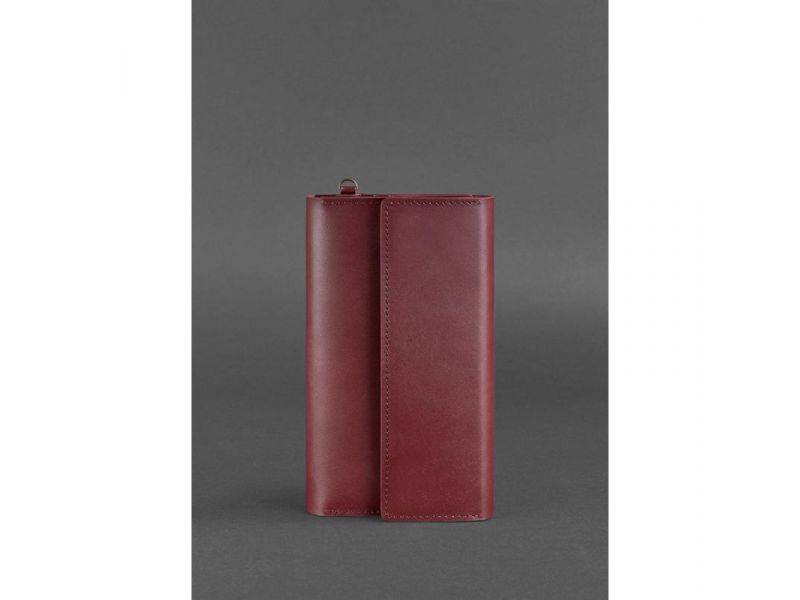 Кожаный клатч-органайзер (Тревел-кейс) 5.1 бордовый, фото 1