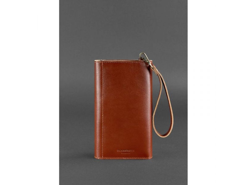 Кожаный клатч-органайзер (Тревел-кейс) 5.1 светло-коричневый, фото 3