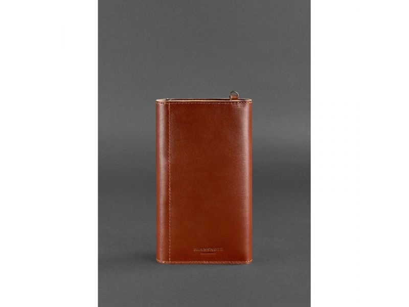 Кожаный клатч-органайзер (Тревел-кейс) 5.1 светло-коричневый, фото 5