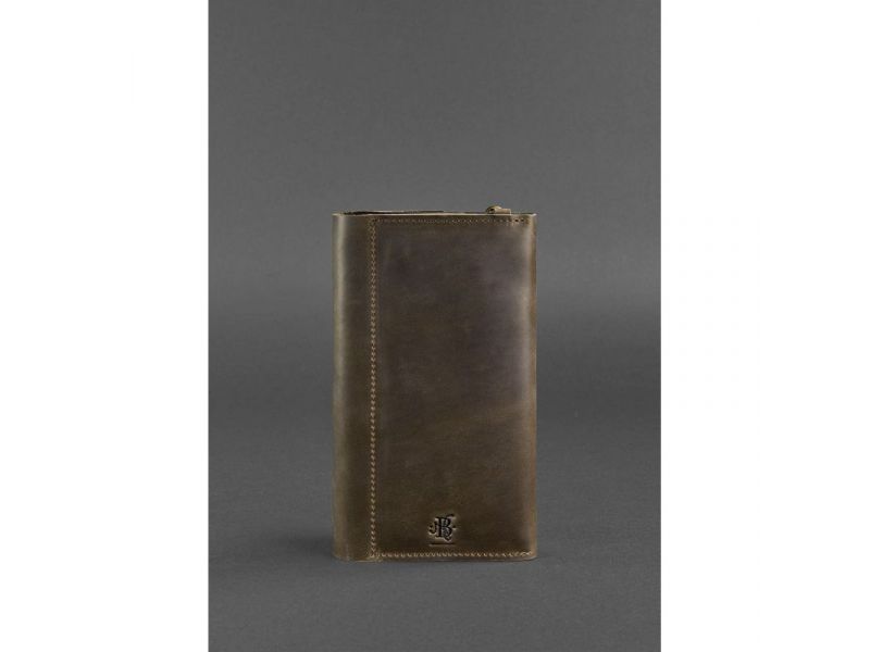 Кожаный клатч-органайзер (Тревел-кейс) 5.1 темно-коричневый, фото 5