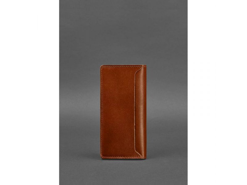 Кожаное портмоне-купюрник 11.0 светло-коричневое, фото 4