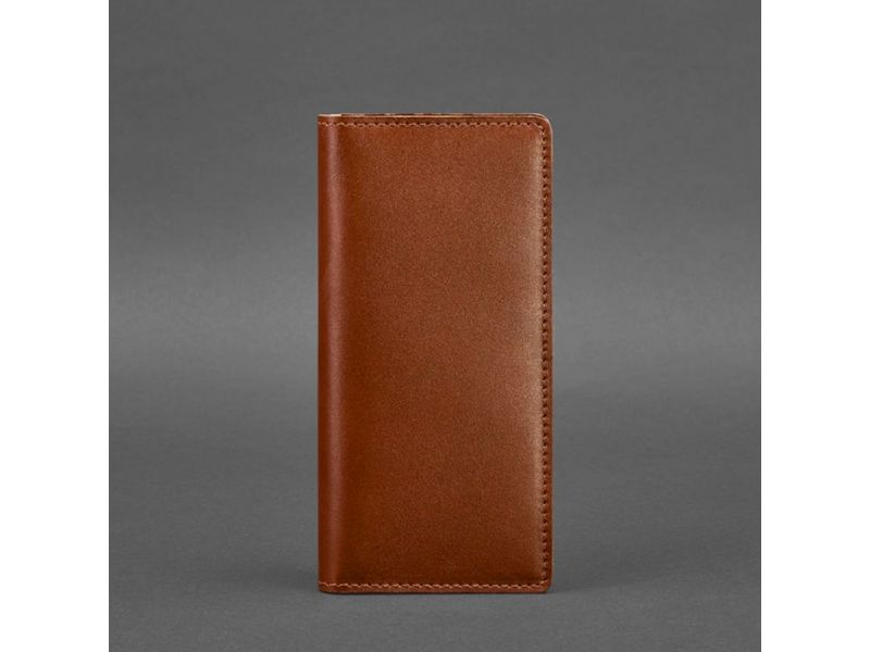 Кожаное портмоне-купюрник 11.0 светло-коричневое, фото 5