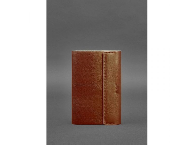 Кожаный блокнот софт-бук 7.0 светло-коричневый, фото 2