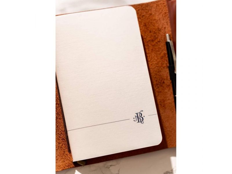 Кожаный блокнот софт-бук 7.0 светло-коричневый, фото 6