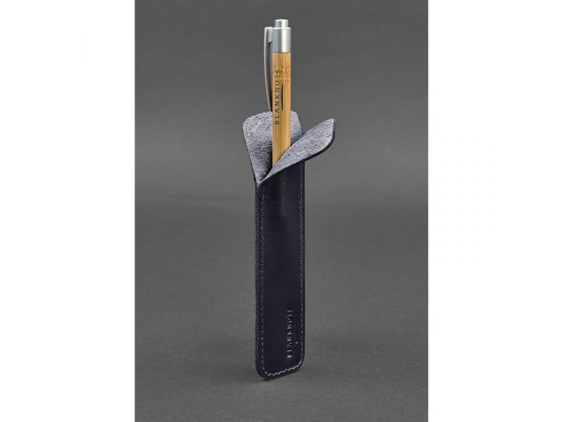 Кожаный чехол для ручки 2.0 Синий, фото 3