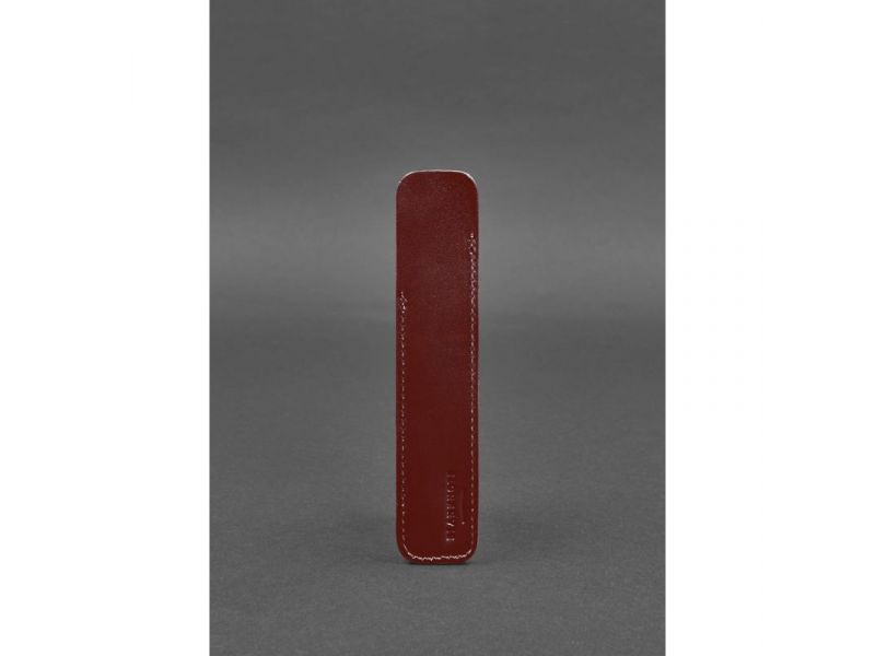 Кожаный чехол для ручки 2.0 Бордовый, фото 1