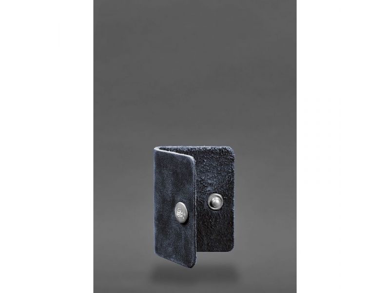 Кожаный холдер для наушников и проводов 2.0 Синий, фото 4