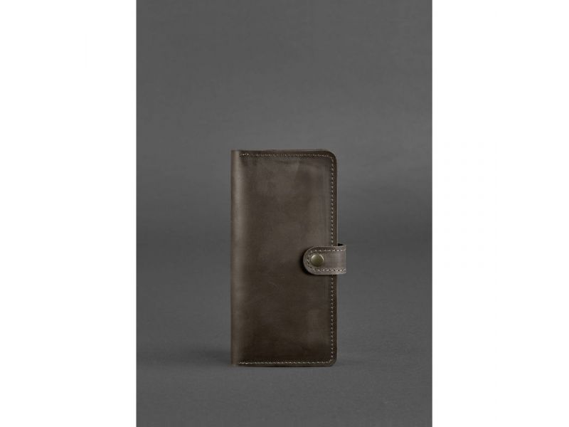 Кожаное портмоне 7.0 Темно-коричневое Crazy Horse, фото 1