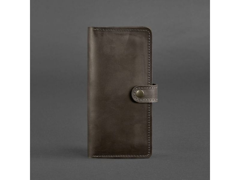 Кожаное портмоне 7.0 Темно-коричневое Crazy Horse, фото 5