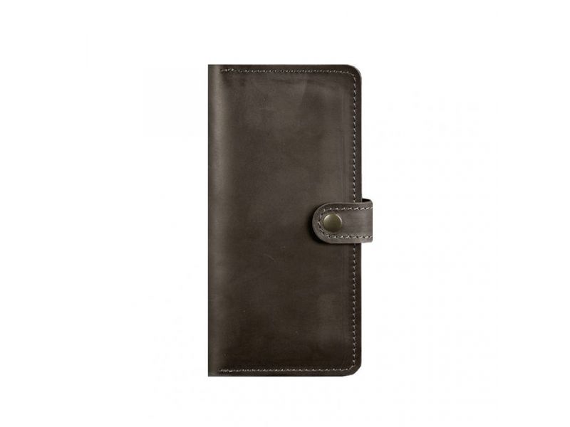 Кожаное портмоне 7.0 Темно-коричневое Crazy Horse, фото 6