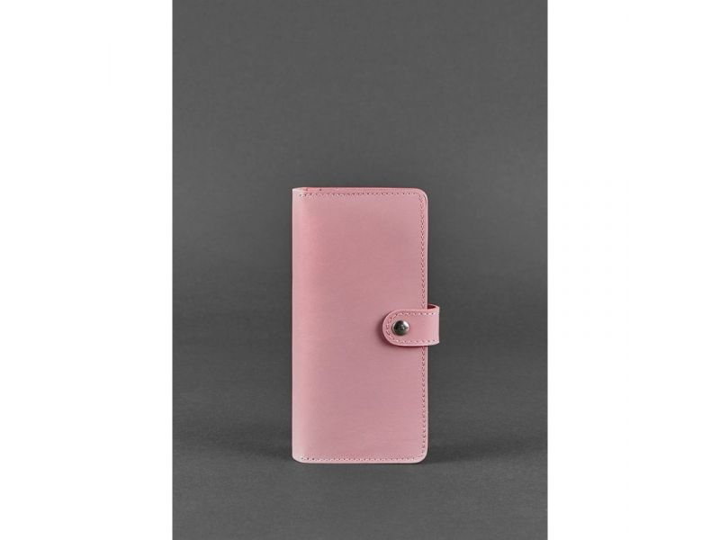 Кожаное женское портмоне 7.0 Розовое, фото 1
