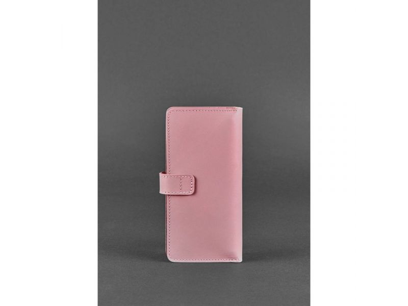 Кожаное женское портмоне 7.0 Розовое, фото 4