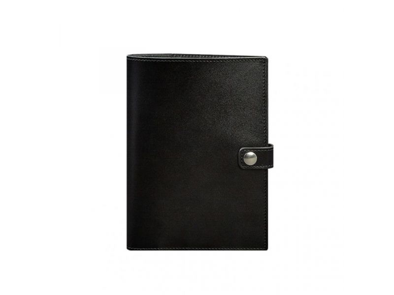 Кожаная папка (софт-бук) для блокнота и планшета 10.0 Угольно-черная, фото 6