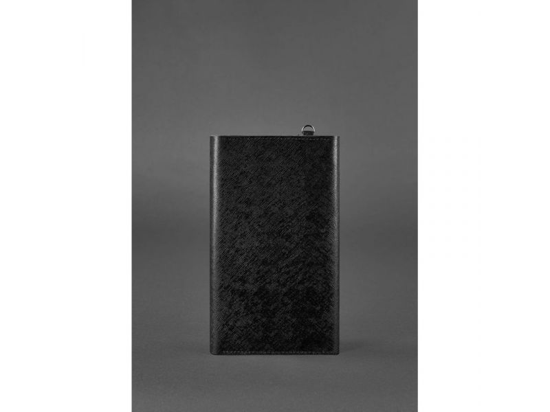 Кожаный клатч-органайзер (Тревел-кейс) 5.0 черный Blackwood, фото 5