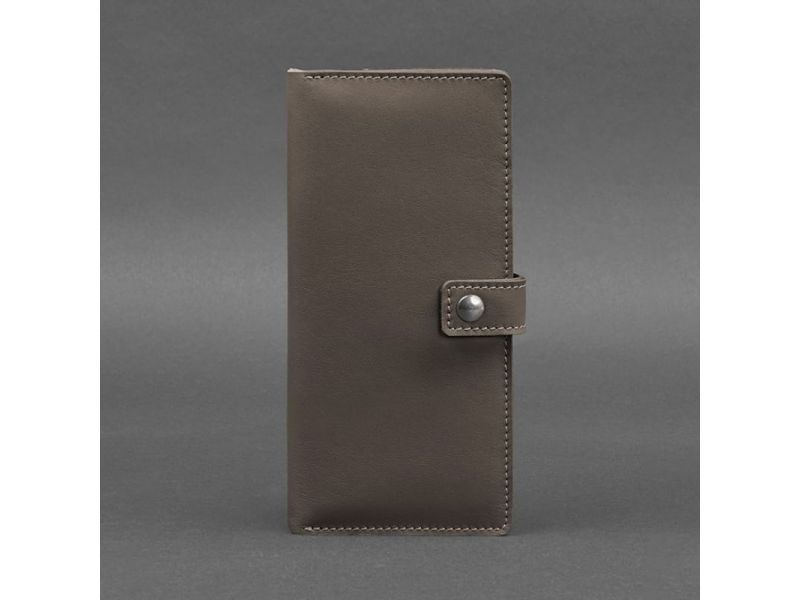 Кожаный тревел-кейс (органайзер для документов) 6.0 темно-бежевый, фото 4
