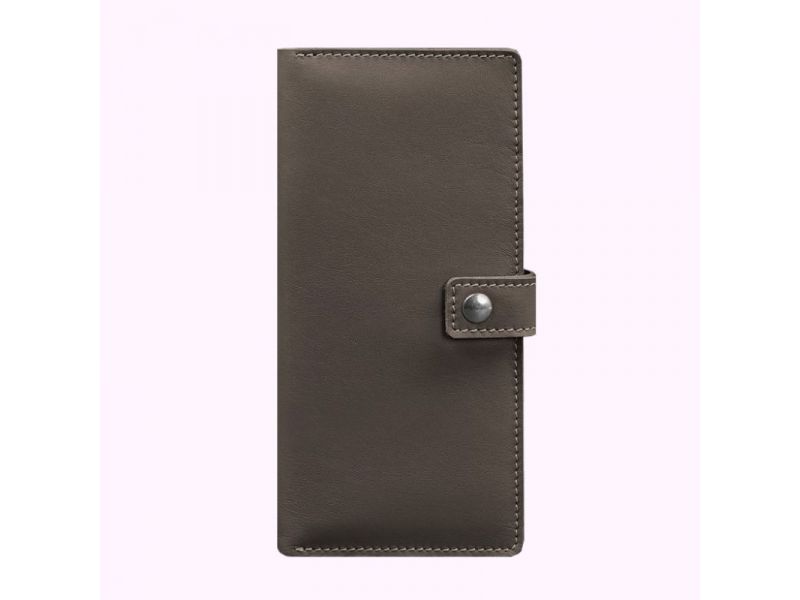 Кожаный тревел-кейс (органайзер для документов) 6.0 темно-бежевый, фото 5