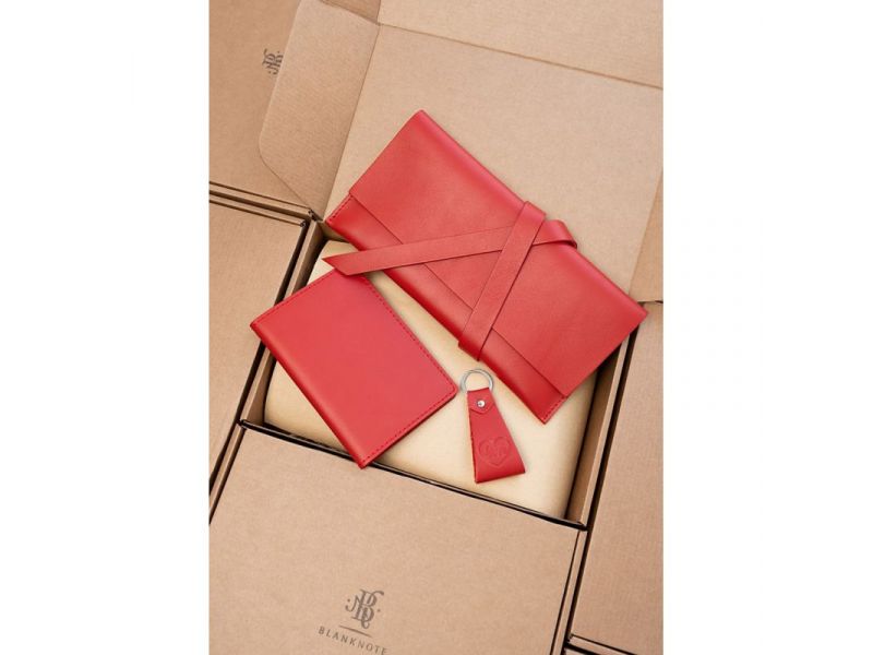 Набор кожаных аксессуаров для путешественника Мадрид, фото 1