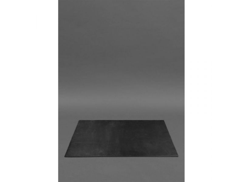 Накладка на стол руководителя - Кожаный бювар 1.0 Черный Crazy Horse, фото 1