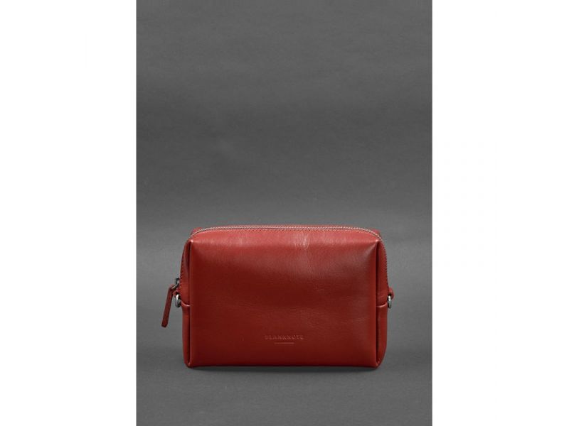Кожаная косметичка-несессер 3.0 Красная, фото 2