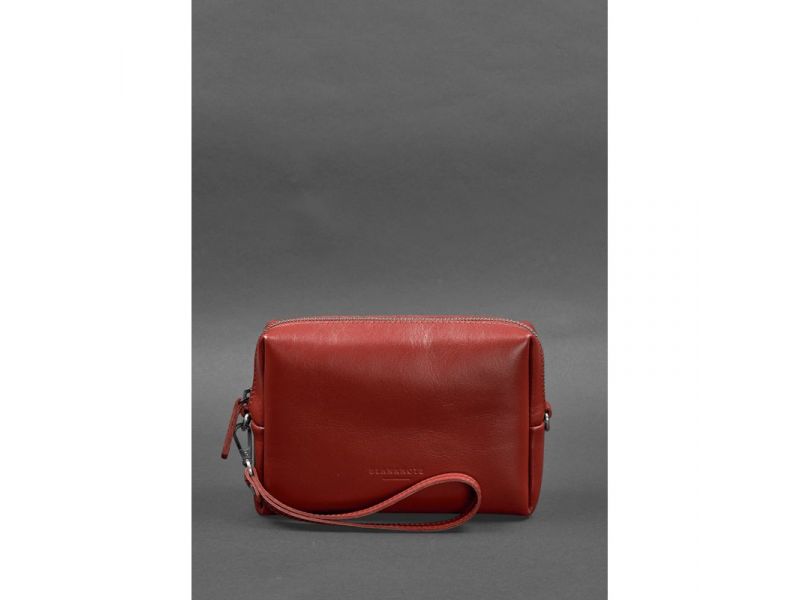 Кожаная косметичка-несессер 3.0 Красная, фото 3