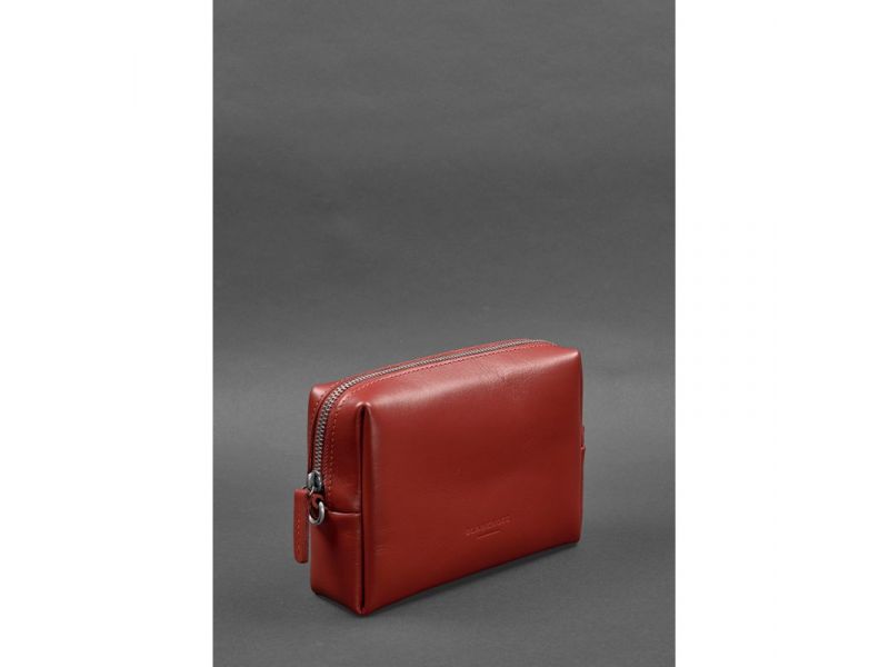 Кожаная косметичка-несессер 3.0 Красная, фото 4
