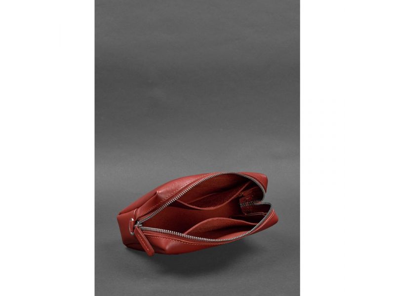 Кожаная косметичка-несессер 3.0 Красная, фото 5