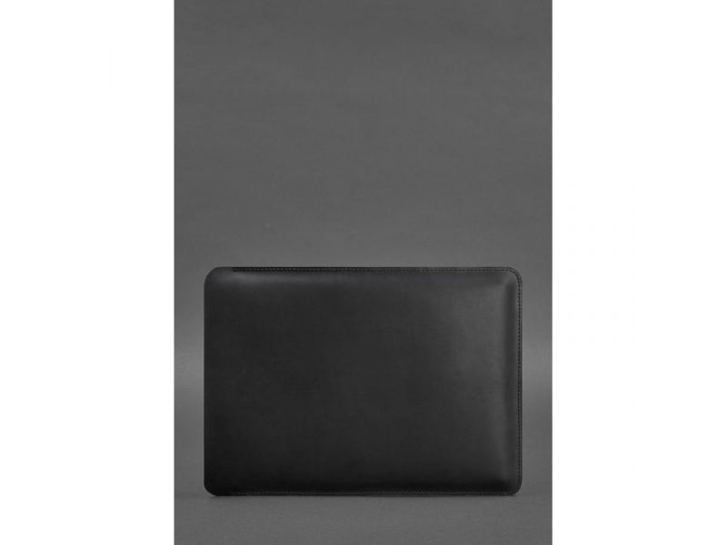 Кожаный чехол для MacBook 15-16 Черный, фото 2
