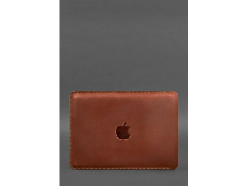 Кожаный чехол для MacBook 15-16 Светло-коричневый, фото 1