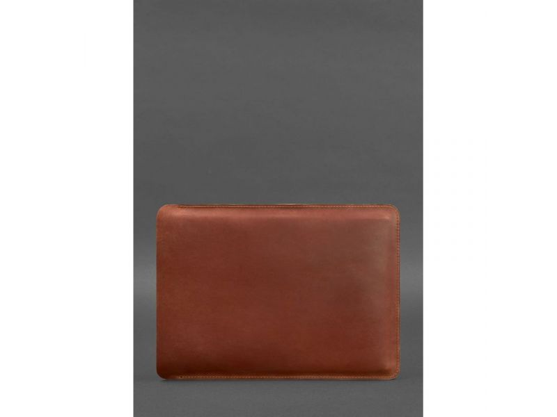 Кожаный чехол для MacBook 15-16 Светло-коричневый, фото 2