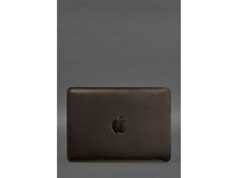 Кожаный чехол для MacBook 15-16 Темно-коричневый, фото 1