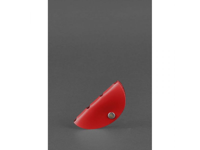 Кожаный холдер для наушников и проводов Красный, фото 1