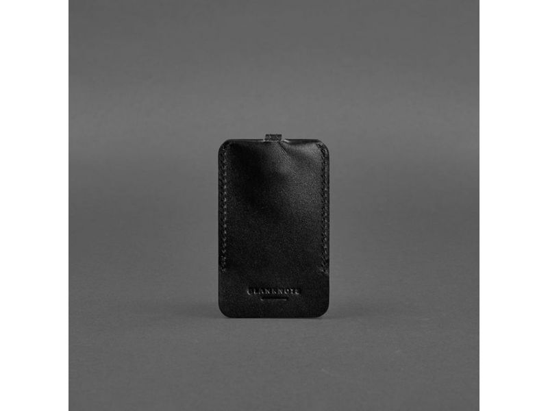 Кожаная ключница 1.0 угольно-черная, фото 6