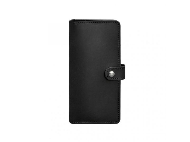 Кожаное портмоне 7.0 Черное Crazy Horse, фото 7