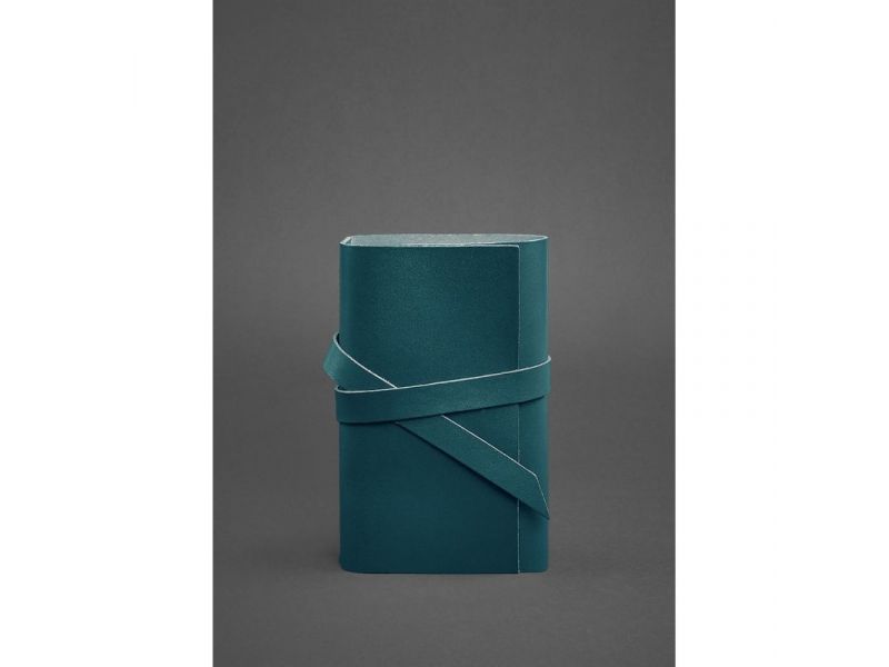 Кожаный блокнот (Софт-бук) 1.0 Зеленый Краст, фото 1