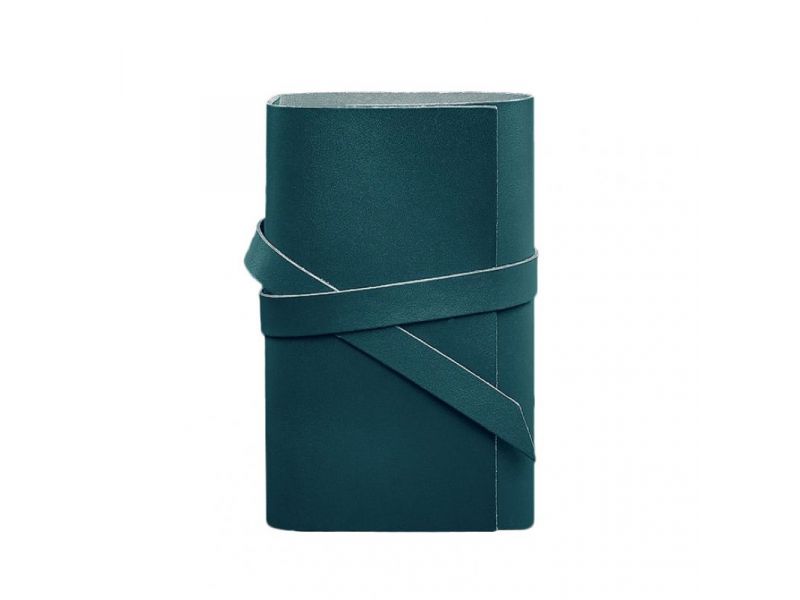 Кожаный блокнот (Софт-бук) 1.0 Зеленый Краст, фото 5