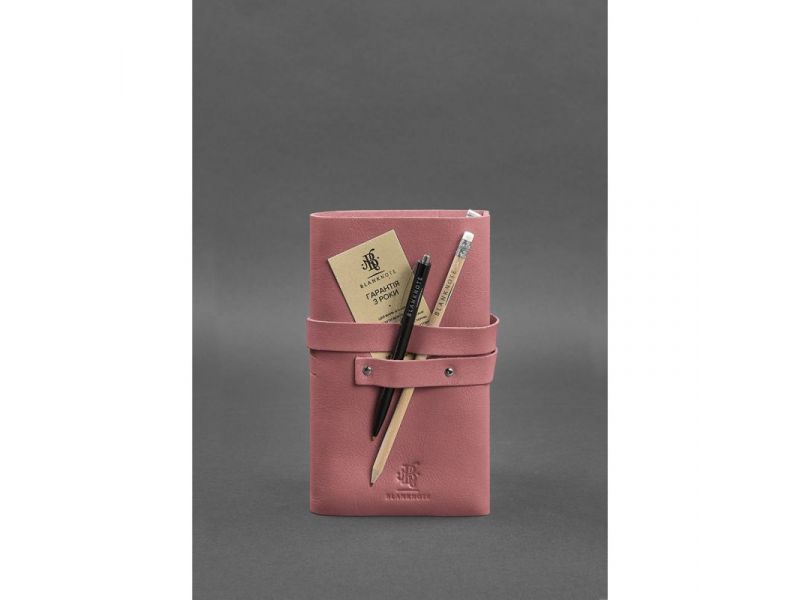 Женский кожаный блокнот (Софт-бук) 1.0 Розовый, фото 3