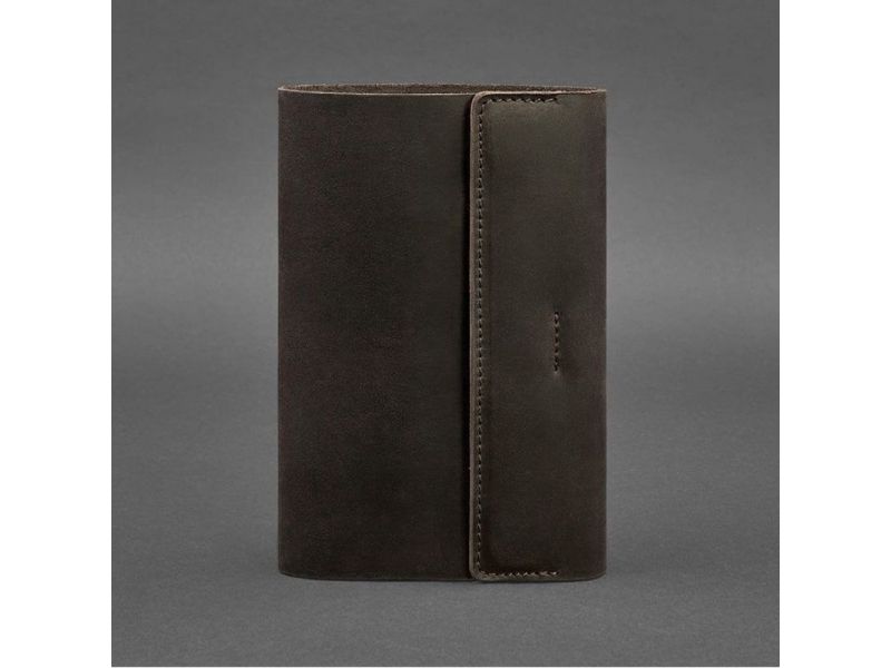 Кожаный блокнот софт-бук 7.0 темно-коричневый, фото 5