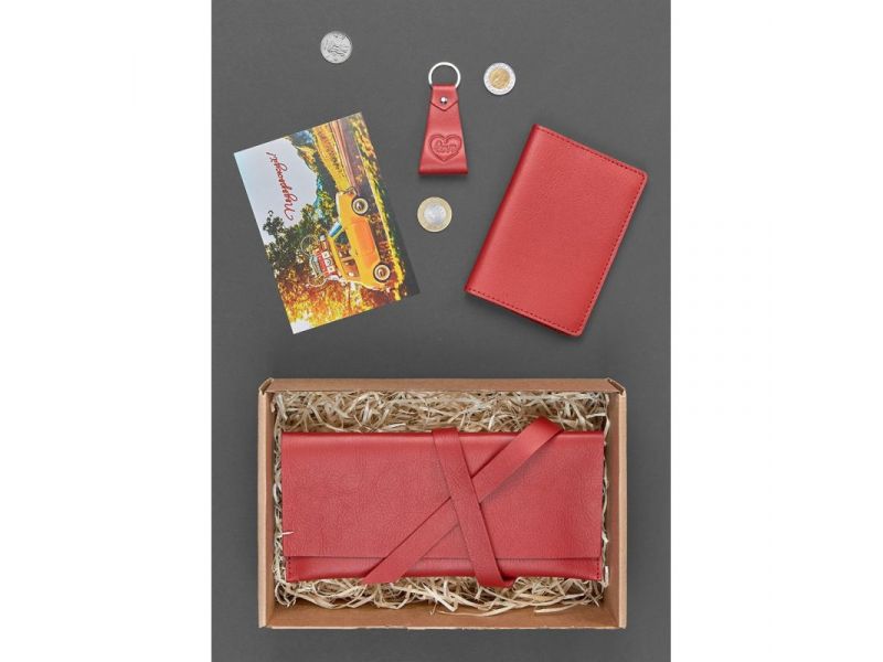 Набор кожаных аксессуаров для путешественника Мадрид, фото 3